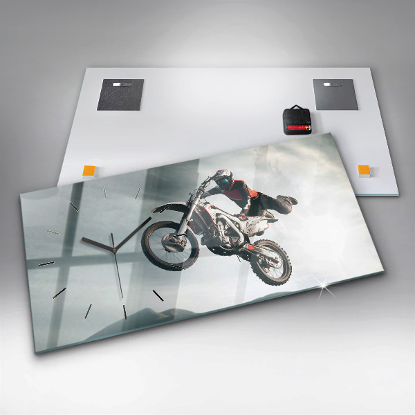 Reloj de cristal horizontal Moto estilo adrenalina
