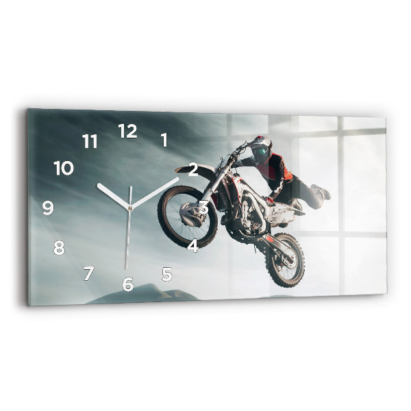Reloj de cristal horizontal Moto estilo adrenalina