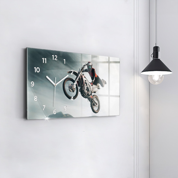 Reloj de cristal horizontal Moto estilo adrenalina