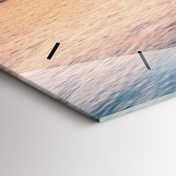 Reloj horizontal Puesta de sol Maldivas