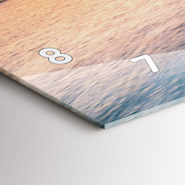 Reloj horizontal Puesta de sol Maldivas