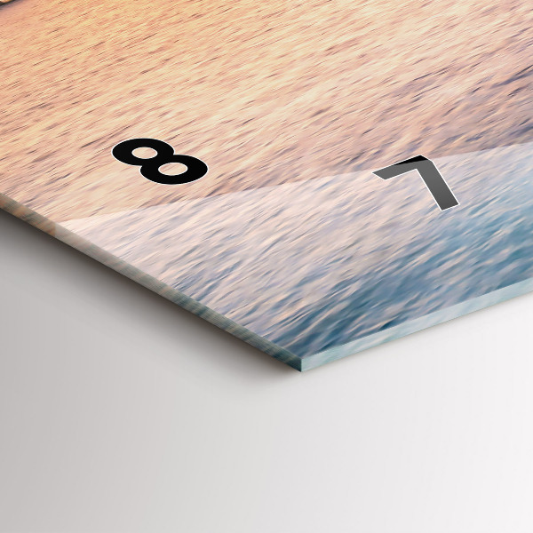 Reloj horizontal Puesta de sol Maldivas