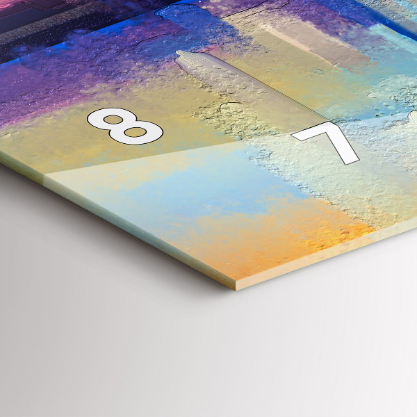 Reloj horizontal Paisaje marino