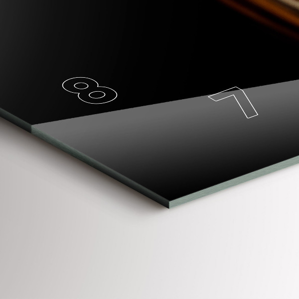 Reloj de cristal horizontal Tigre - ojo salvaje