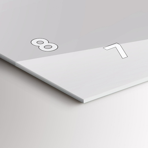 Reloj de cristal horizontal Colección de arte animal