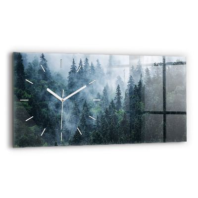 Reloj horizontal Paisaje montañoso brumoso