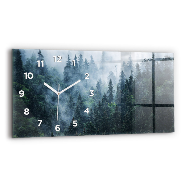 Reloj horizontal Paisaje montañoso brumoso