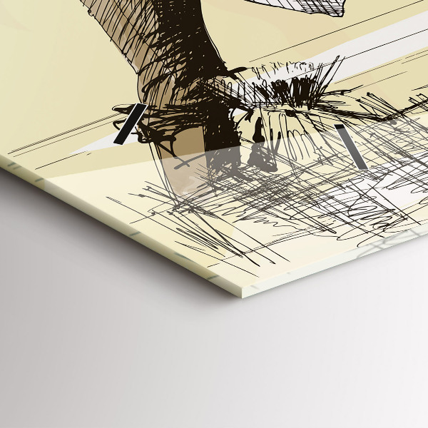 Reloj de cristal horizontal Mujer recogiendo arroz