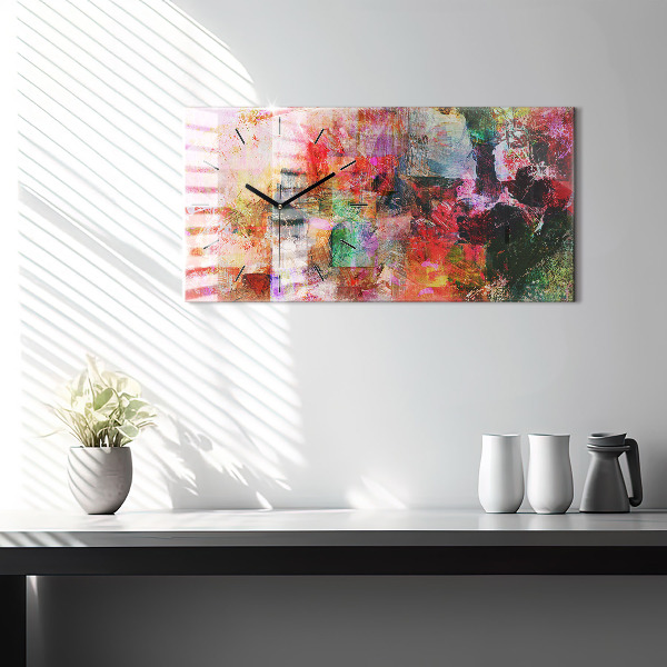 Reloj horizontal Composición abstracta