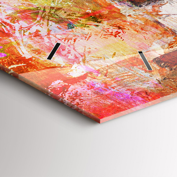 Reloj horizontal Composición abstracta