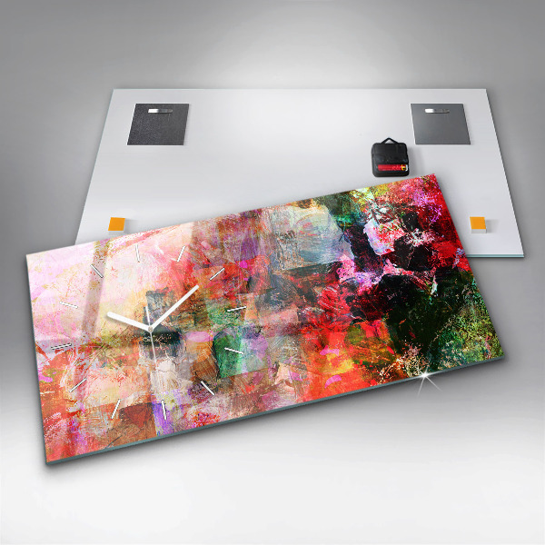 Reloj horizontal Composición abstracta