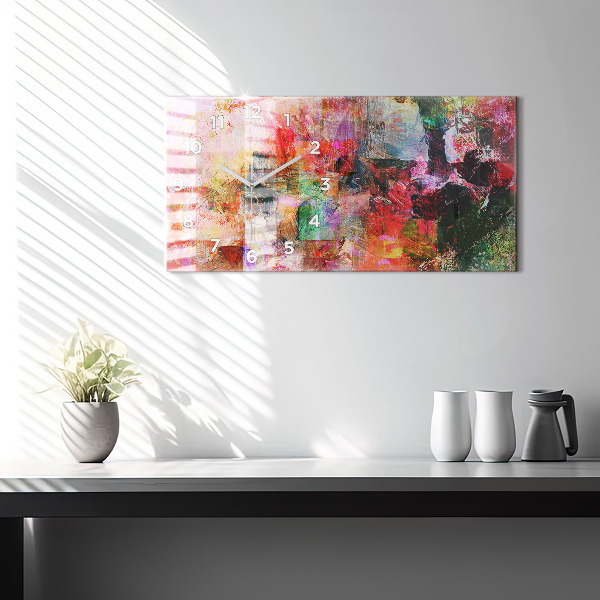 Reloj horizontal Composición abstracta