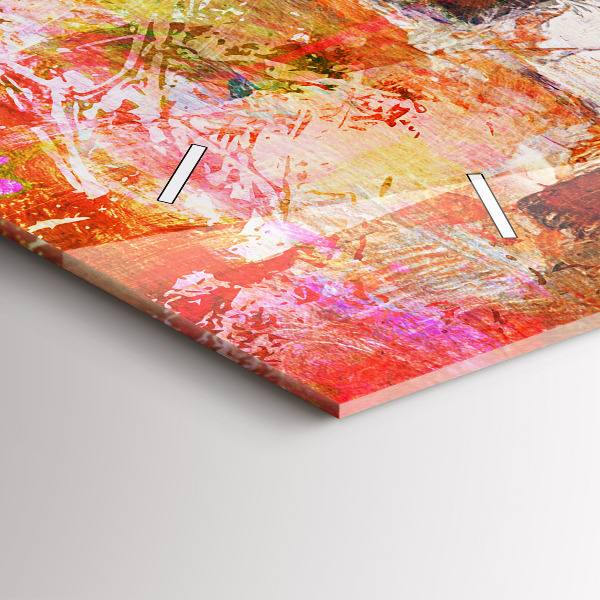 Reloj horizontal Composición abstracta