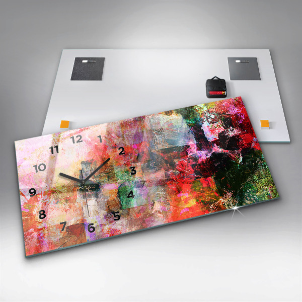 Reloj horizontal Composición abstracta