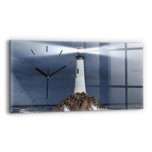 Reloj de cristal horizontal Faro