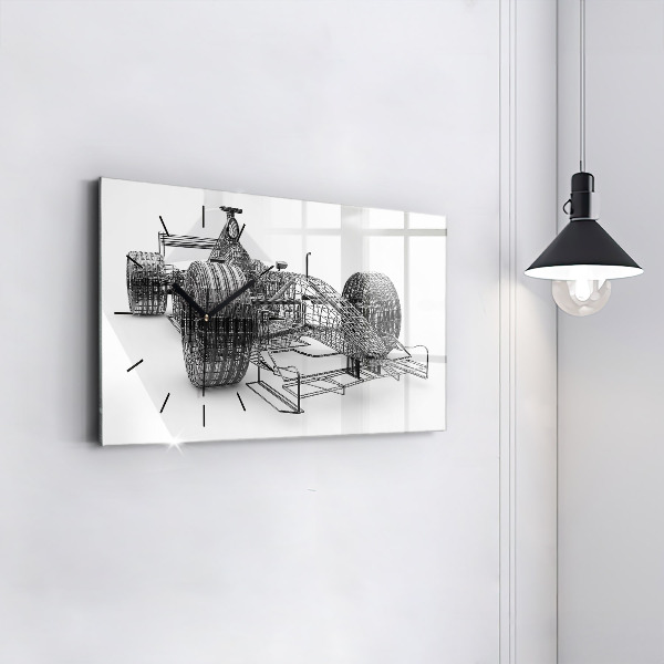 Reloj horizontal Estructura del coche de F1