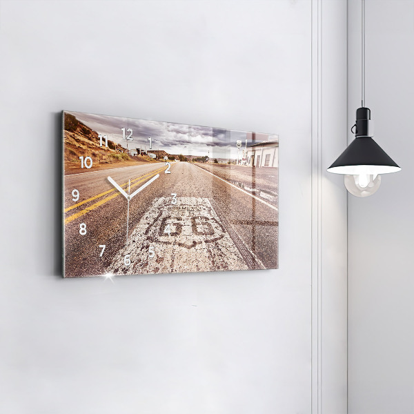 Reloj horizontal Ruta 66 EE.UU.