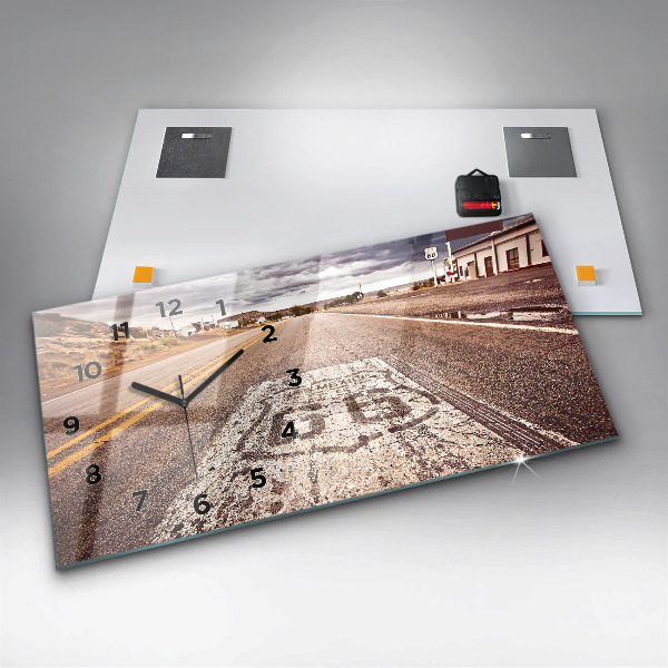 Reloj horizontal Ruta 66 EE.UU.