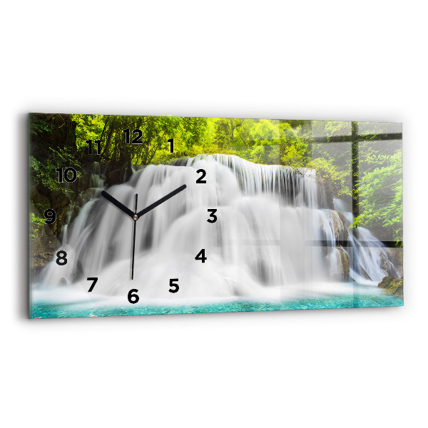 Reloj de cristal horizontal Cascada en Tailandia