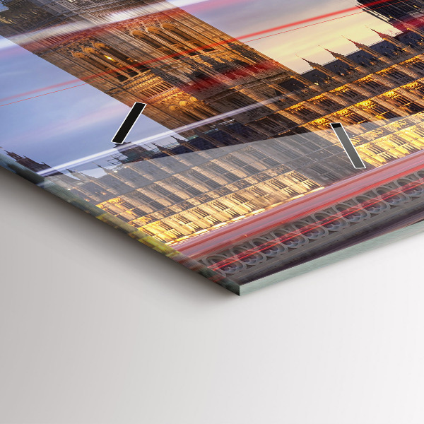 Reloj horizontal Autobús rojo de Londres