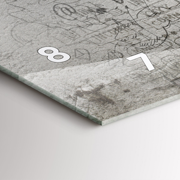 Reloj de cristal horizontal Bosquejo de una ciudad