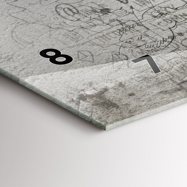 Reloj de cristal horizontal Bosquejo de una ciudad