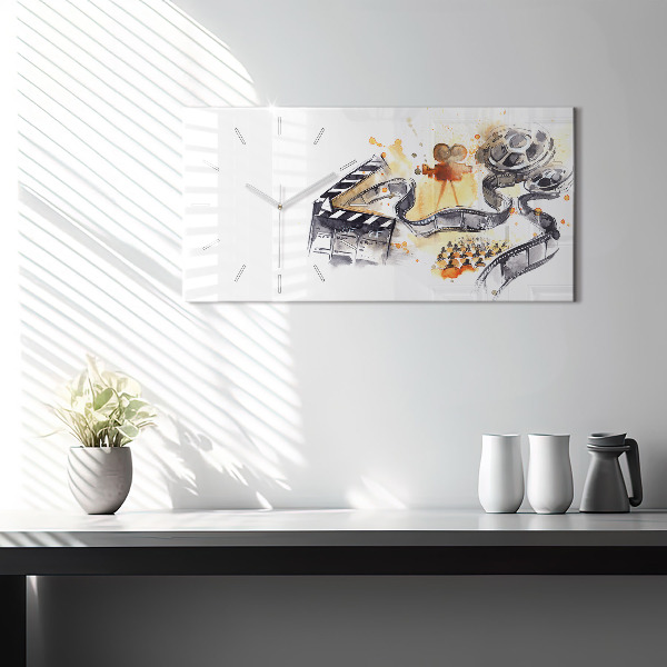 Reloj de cristal horizontal Cámara cinematográfica