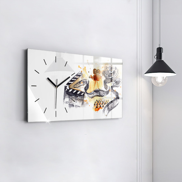 Reloj de cristal horizontal Cámara cinematográfica