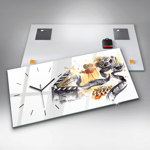 Reloj de cristal horizontal Cámara cinematográfica