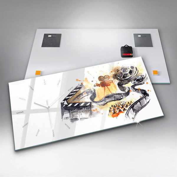 Reloj de cristal horizontal Cámara cinematográfica