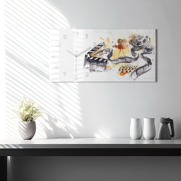 Reloj de cristal horizontal Cámara cinematográfica