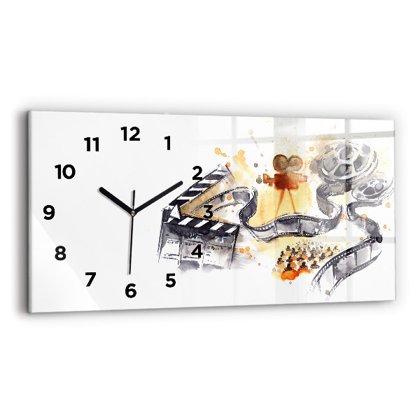 Reloj de cristal horizontal Cámara cinematográfica