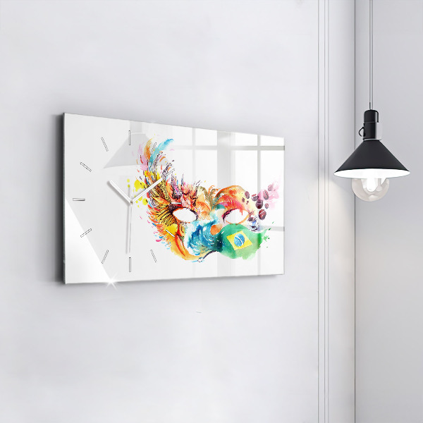 Reloj horizontal Cultura - Bandera de Brasil