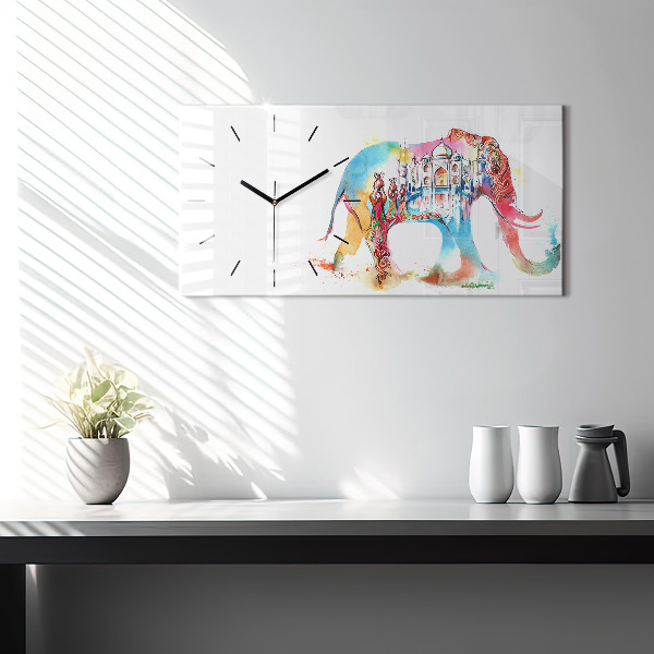 Reloj de cristal horizontal Cultura de la India