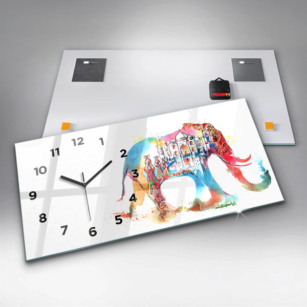 Reloj de cristal horizontal Cultura de la India