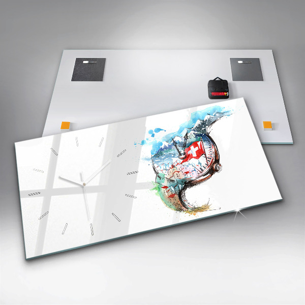 Reloj horizontal Reloj suizo