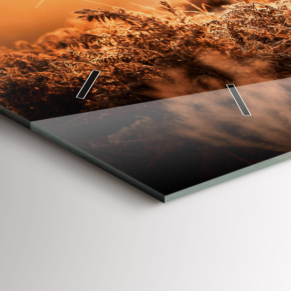 Reloj horizontal Ciervo al amanecer