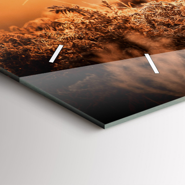 Reloj horizontal Ciervo al amanecer