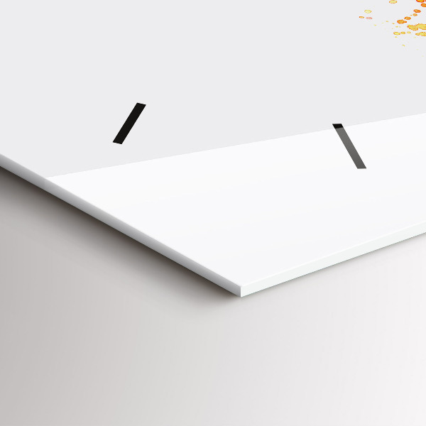 Reloj de cristal horizontal Bicicleta pintada