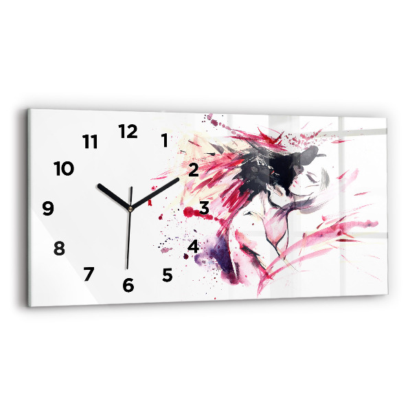 Reloj horizontal Amantes abstractos