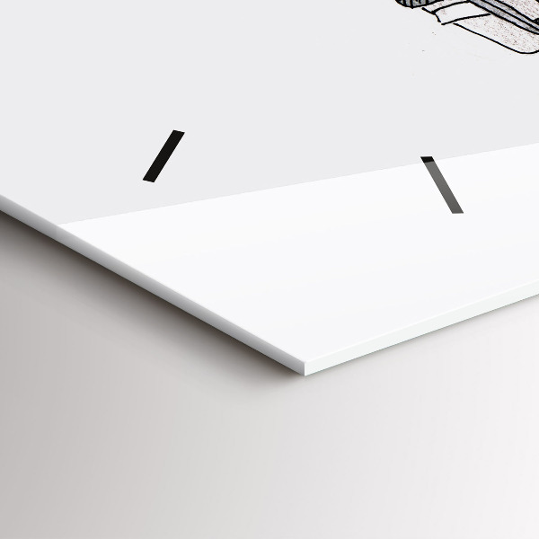 Reloj de cristal horizontal Gente marioneta