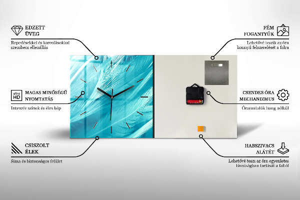 Reloj horizontal Esquiador