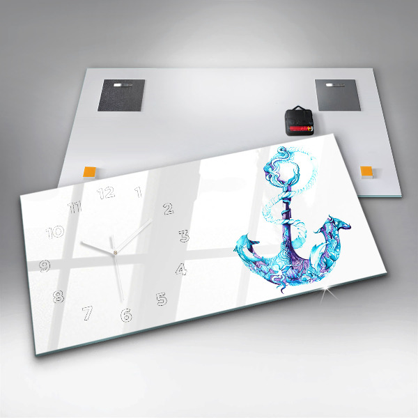 Reloj horizontal Ancla de mar