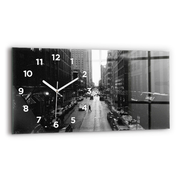 Reloj horizontal Calles de Chicago