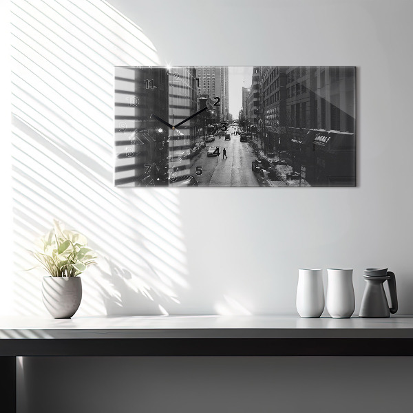 Reloj horizontal Calles de Chicago