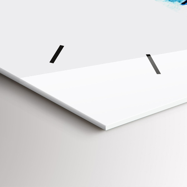 Reloj de cristal horizontal Tabla de surf