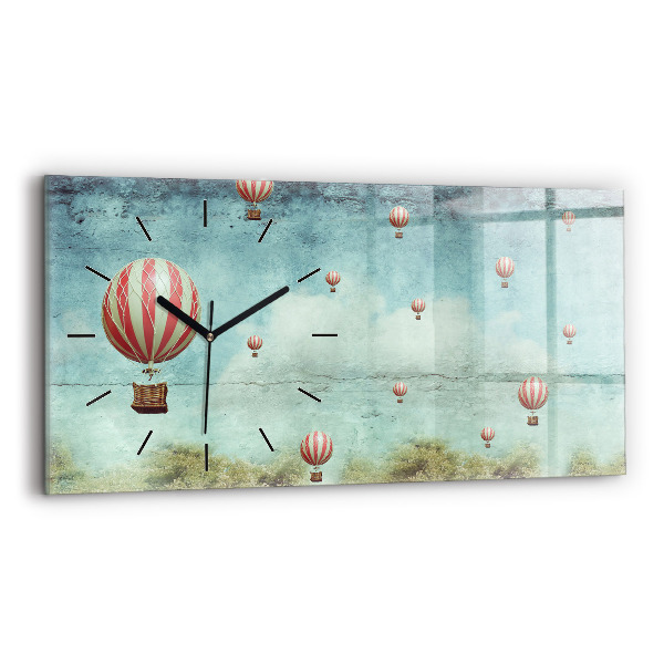 Reloj horizontal Globos