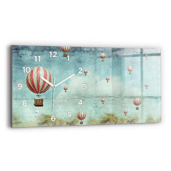Reloj horizontal Globos