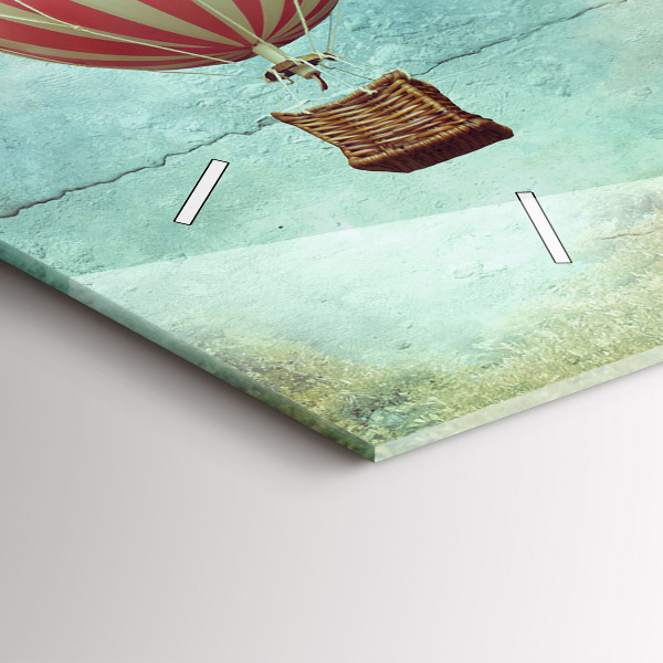 Reloj horizontal Globos