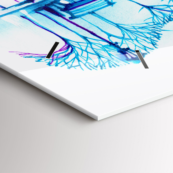 Reloj de cristal horizontal Cello Parque Lago